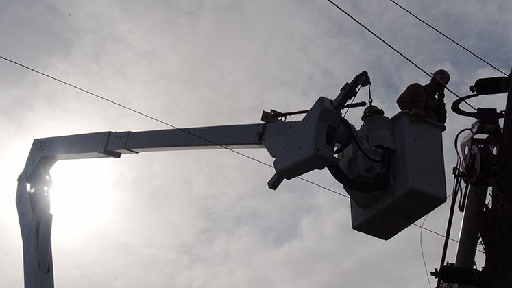 Lineman in Bucket