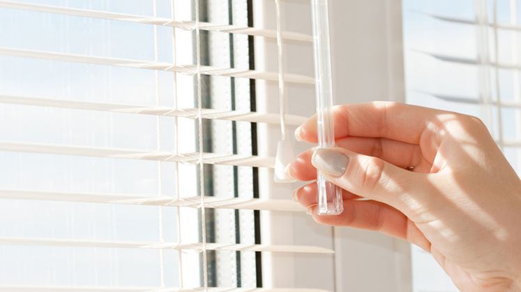 shutting the blinds