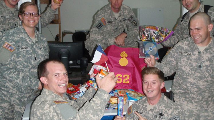 care packages U.S. military