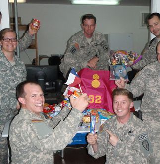 care packages U.S. military