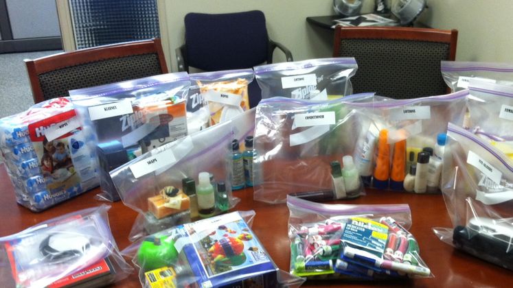 care packages U.S. military