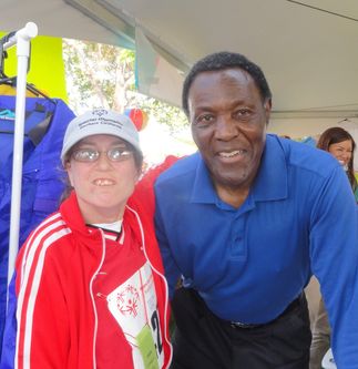 Rafer Johnson and Sarah