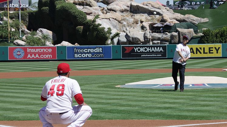 Ted Craver First Pitch