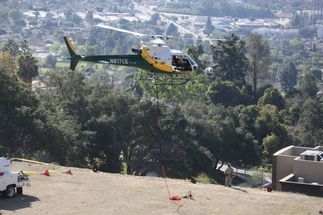 Colby fire and SCE crews