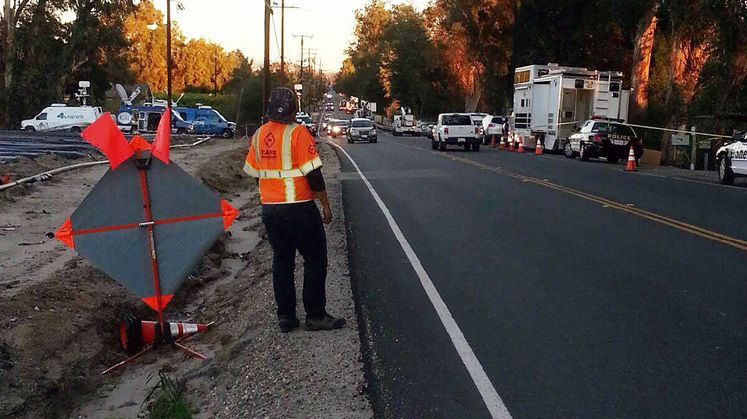 Moorpark traffic control incident