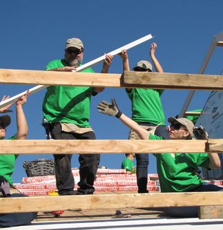 SCE Volunteers at Habitat for Humanity Build