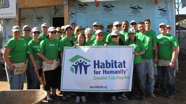SCE Volunteers at Habitat for Humanity Build