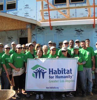 SCE Volunteers at Habitat for Humanity Build