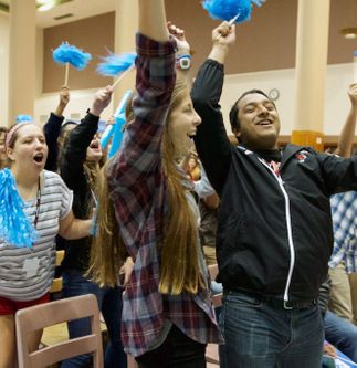 Whittier High School Students Playing STEM Jeopardy