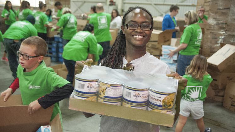 Orange County Food Bank Volunteer Event