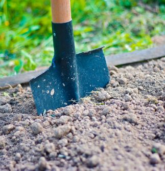 Shovel Breaking Ground