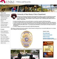 UNM Police Department Launches New Website