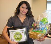 Martinez Receives First UNM Purchasing Sustainability Award