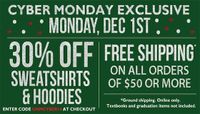 Cyber Monday savings at UNM Bookstore