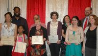 Winners of the Provost's Outstanding Staff Awards 2014 honored