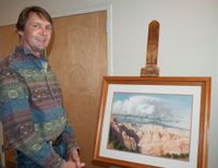 Award-winning New Mexico artist shares work at UNM Cancer Center