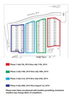G lot improvements and repairs begin July 7