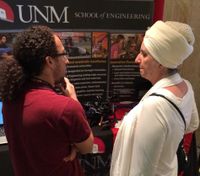 Lobos roam the rotunda during UNM Day at the NM Legislature