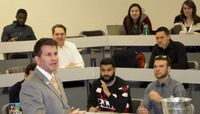 Preparing to present - the UNM Business Plan Competition heats up