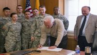 UNM ROTC, Student Affairs sign LoboRESPECT MOU