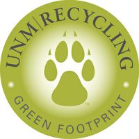 UNM Recycling sports jazzy, revised logo