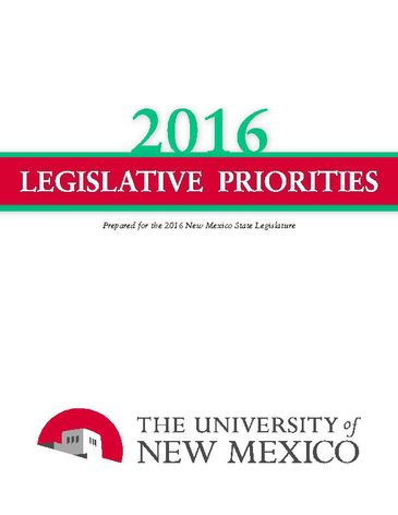 2016 Legislative Brochure