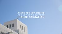 Voters show support for UNM and institutions across the state