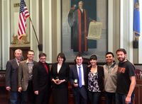 Students learn to control the courtroom from the pros