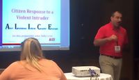 UNM-Gallup officer presents Active Shooter/Campus Safety training