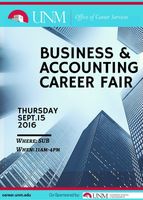 UNM Business and Accounting Career Fair scheduled for Sept. 15