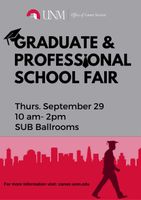 UNM’s Graduate & Professional School Fair 2016 set for Sept. 29