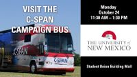 C-SPAN Campaign 2016 Bus makes stop at UNM (cancelled)