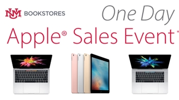 UNM Bookstore holds 'One-day Apple Sale' and 'Beat UNLV Game Day Sale' Friday, Nov. 17
