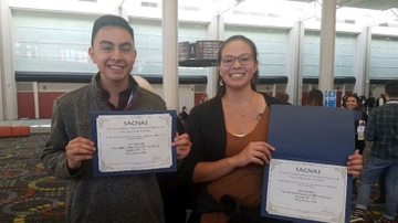 UNM students shine at SACNAS National Diversity in Stem Conference