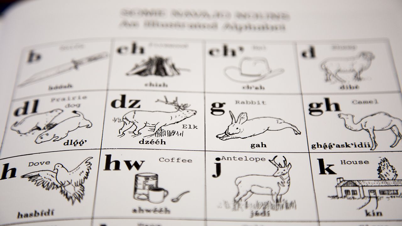 Navajo Language Worksheet