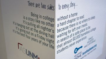 Instilling empathy: UNM Students raising awareness of homelessness