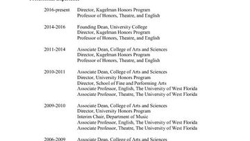 Greg Lanier CV