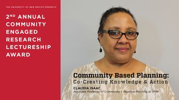 Isaac receives 2nd annual Community Engaged Research Lecturership award