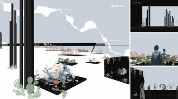 Students research possible designs for border regions