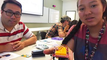 High-schoolers build sensors, test them at Sandia crest