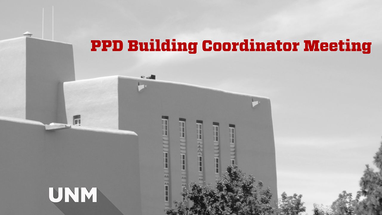 Building Coordinator Meeting