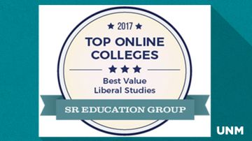 UNM's Bachelor of Liberal Arts Degree Ranked No. 14 in the United States