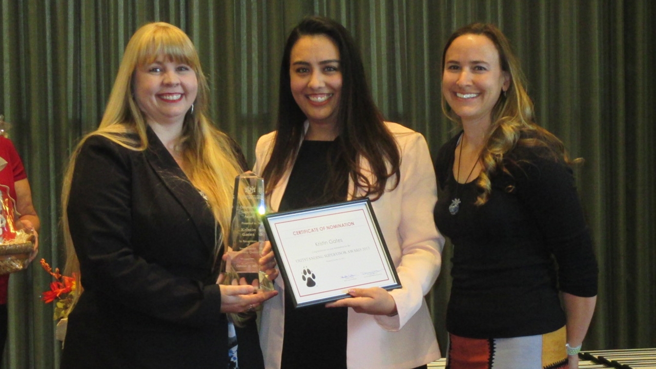 Outstanding Supervisor Award Recipient
