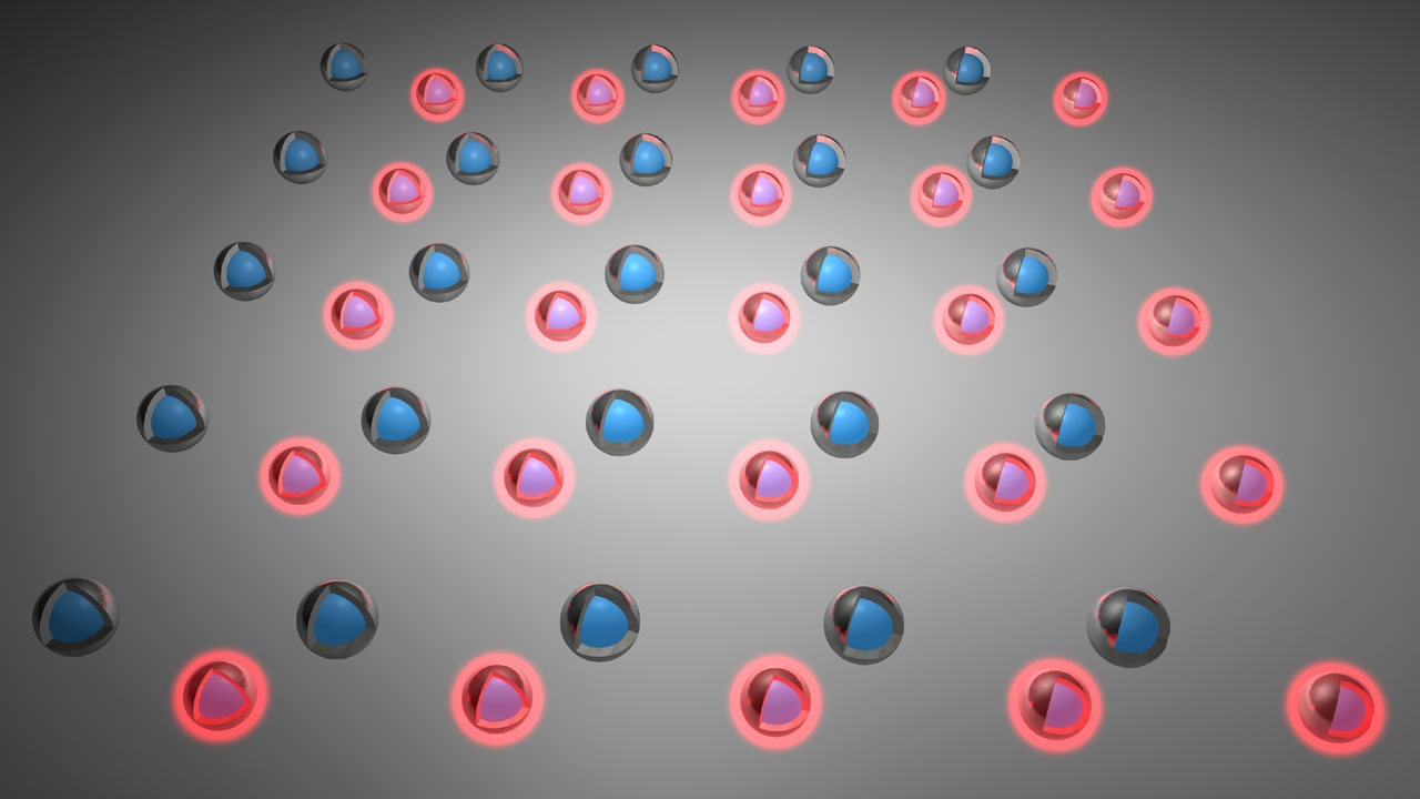Hybridization of lattice resonances