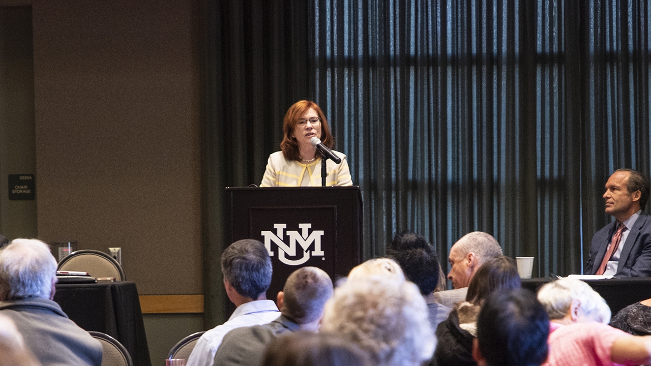 President Garnett Stokes launches UNM's Grand Challenges Initiative 