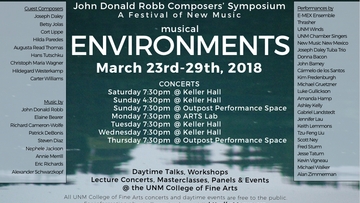 47th annual John Donald Robb Composers’ Symposium