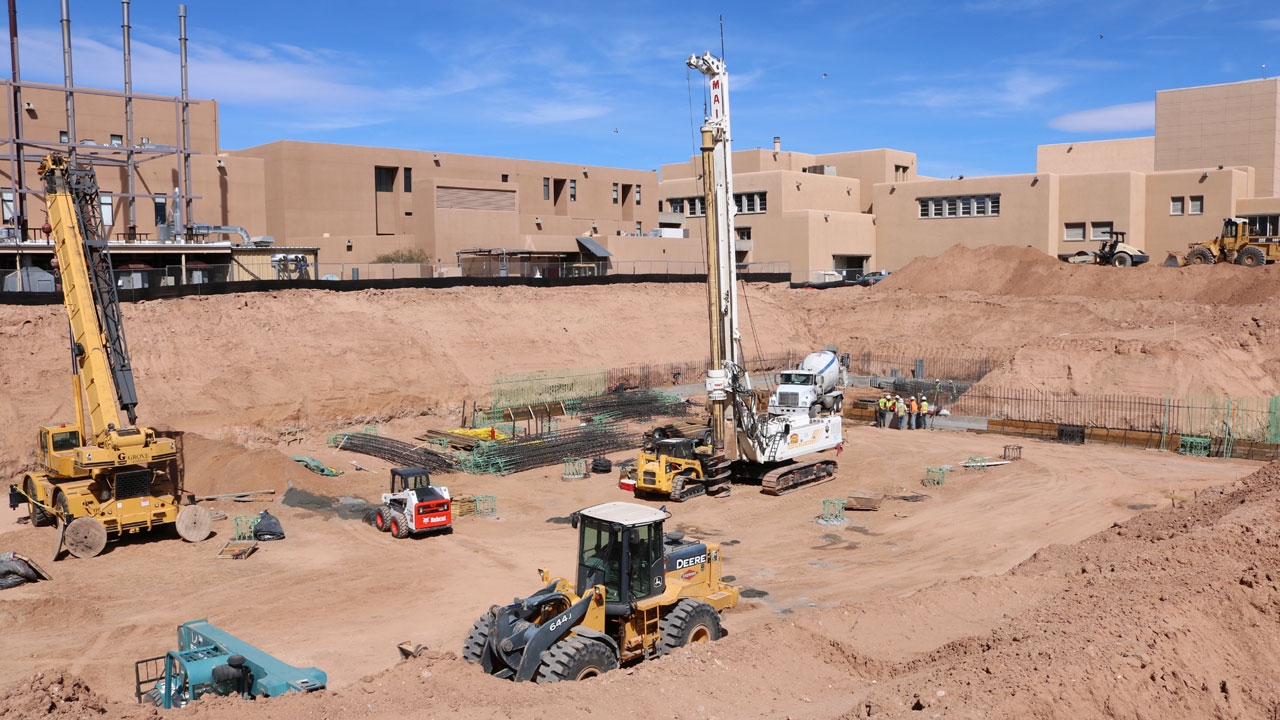 Preliminary foundation work