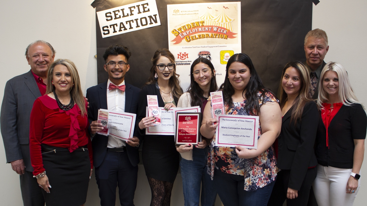 2018 Student Employee of the Year Finalists