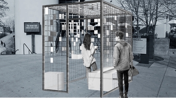 Art installation addresses criminal justice system