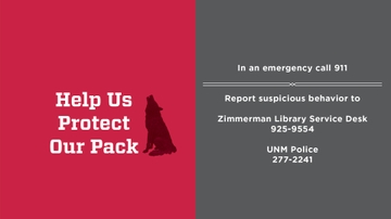 Staying alert during extended hours at UNM Libraries